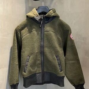 Canada Goose Olive Fleece Jacket